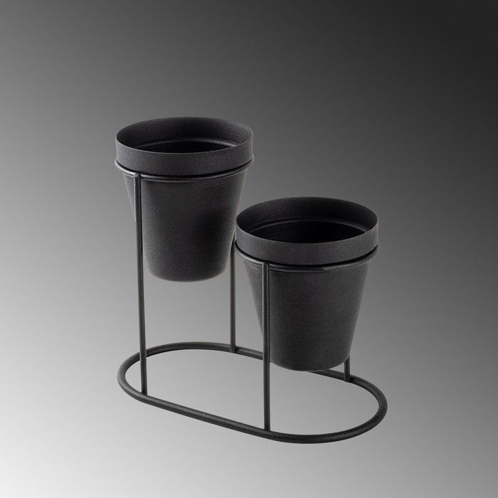Aberto Design GED-015-A Accesorio decorativo de metal Negro